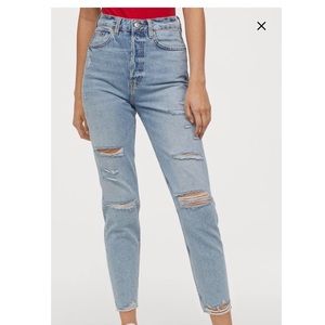 HM slim mom jeans